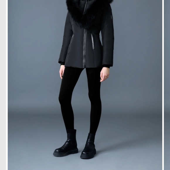 Woman’s Mackage winter jacket size small all black - Picture 14 of 15